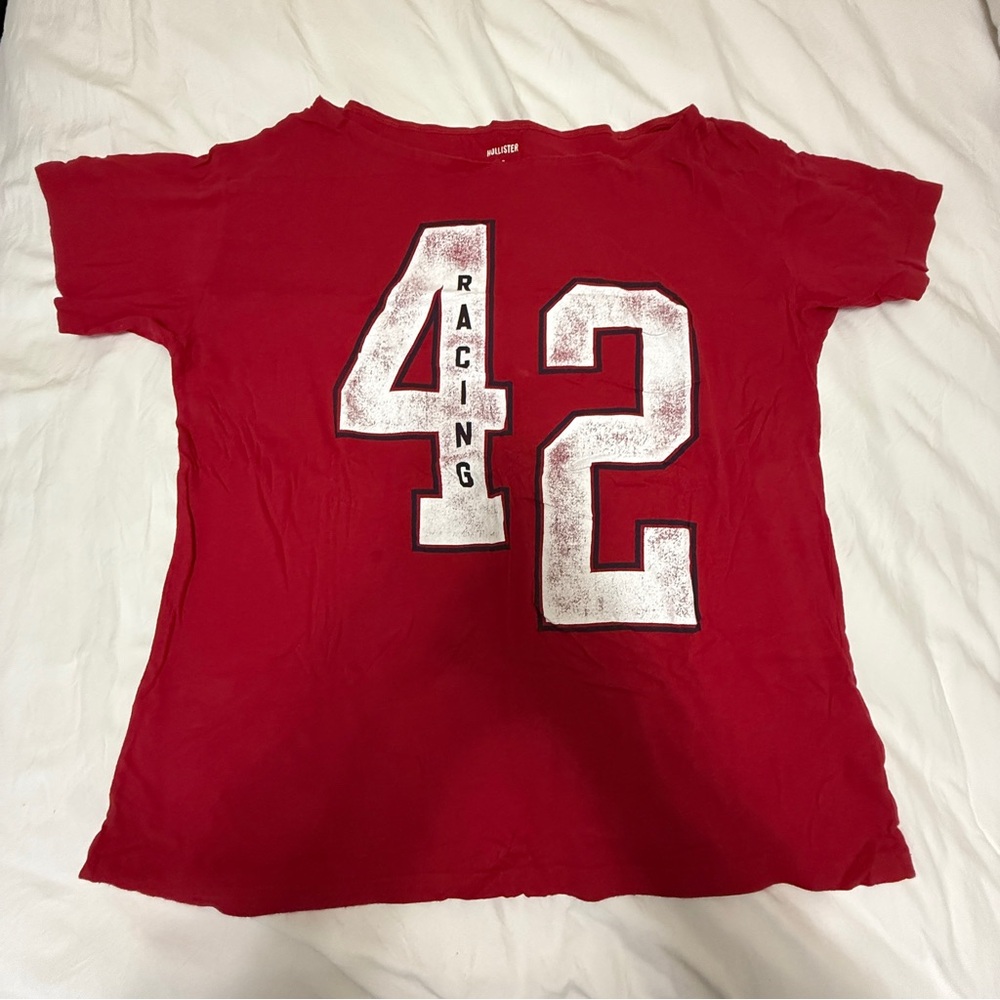 hollister 42 racing off the shoulder top